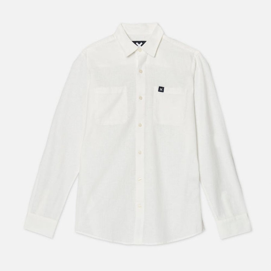 Ver Todo | Blue Banana Brand Camisa Linen Blanca