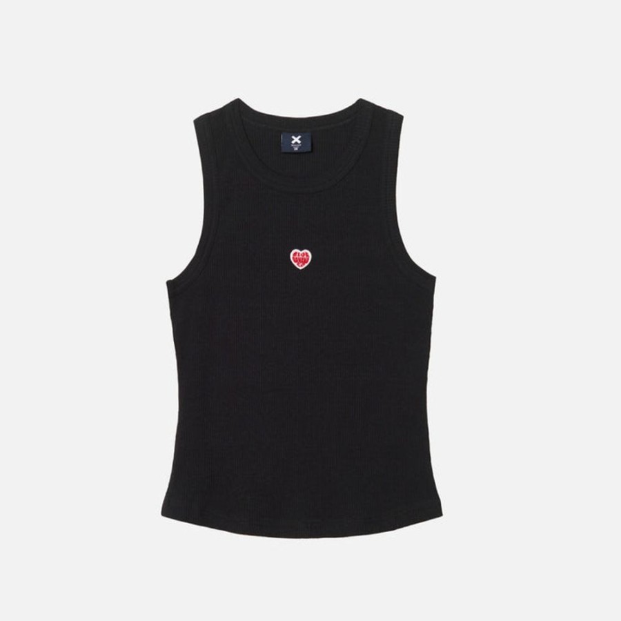 Ver Todo | Blue Banana Brand Top Tank Mujer Heart Negro